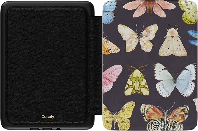 Casely Kindle Case | Midnight Monarch | Jenna Palek x Casely | Compatible with 7” Kindle Colorsoft and 7” Kindle Paperwhite (12th Gen 2024 Models)