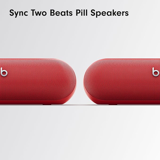 Beats Pill - Wireless Bluetooth Speaker with 20W Power Adapter - Statement Red