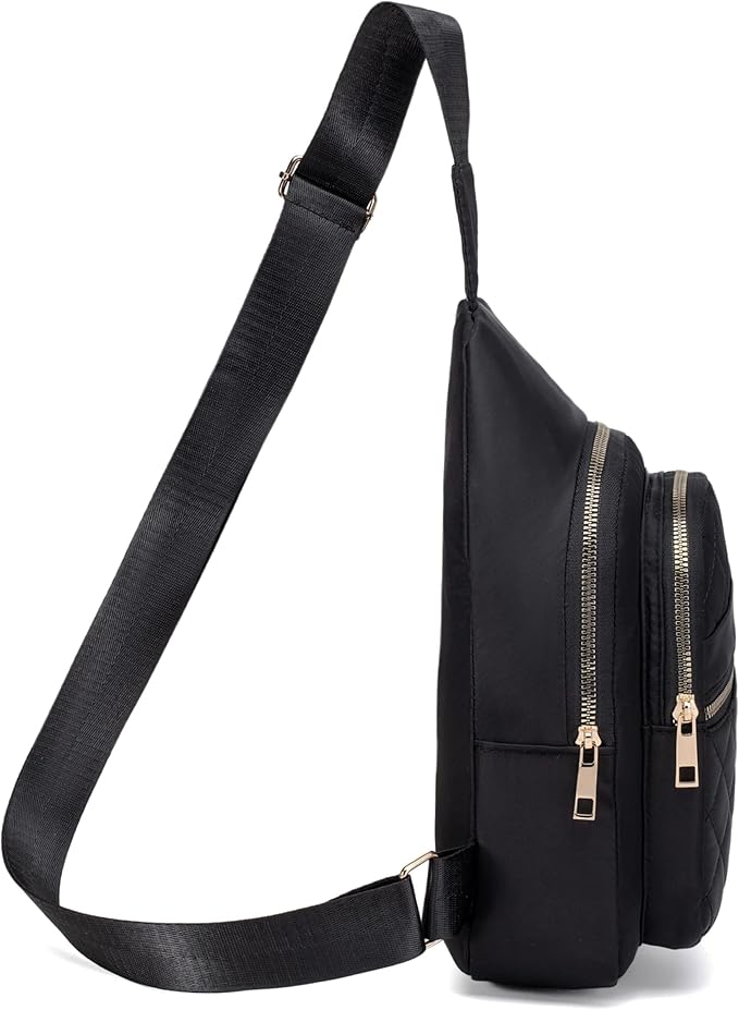 Banelu Small Sling Backpack Crossbody Sling Bag for Women, Chest Bag Daypack Fanny Pack Cross Body Bag for Outdoors Hiking Traveling