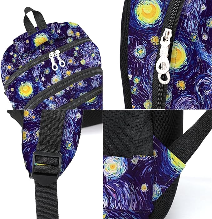 rickyh style Stylish Backpack: Multi-functional and Lightweight Bag for Travel, School, and Outdoor Activities
