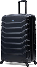InUSA ENDURANCE Luggage with Spinner Wheels | Durable Lightweight Hardside Suitcase, Travel Bag with Handle and Trolley, 32-Inch Extra-Large Checked Luggage | Black