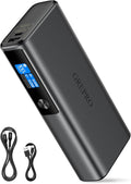 GREPRO 100W Laptop Power Bank, 20000mAh 130W Total Aluminum Alloy USB C Portable Charger, Travel Essential Fast Charging Battery Pack for iPhone 17-12 Series/MacBook/iPad/Tablet/Steam Deck/Galaxy S26