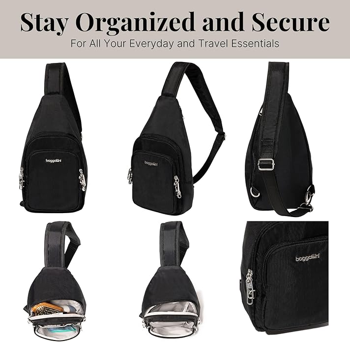 Baggallini Securtex Anti-Theft Daytripper Sling