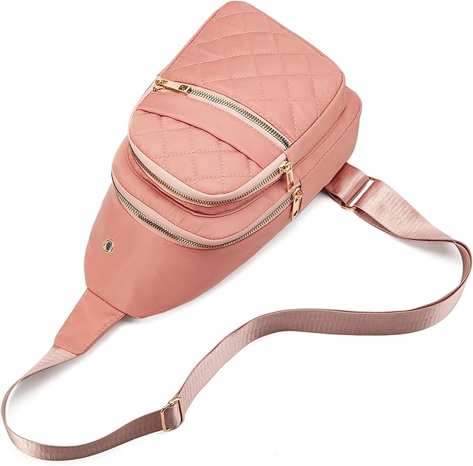 Banelu Crossbody Sling Backpack Sling Bag for Women, Small Chest Bag Daypack Fanny Packs Cross Body Bag for Outdoors Hiking Traveling