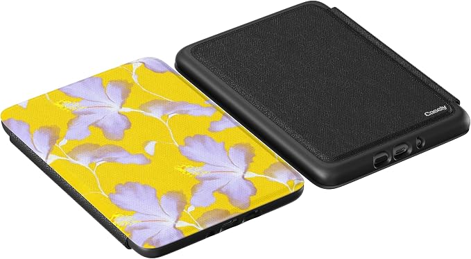 Casely Kindle Case | Sunwashed Painted Floral | Hibiscus Haze | 7” Kindle Colorsoft and 7” Kindle Paperwhite (12th Gen)