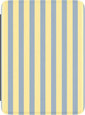Casely Kindle Case | Coastline Stripes | Blue & Yellow | 7” Kindle Colorsoft and 7” Kindle Paperwhite (12th Gen)