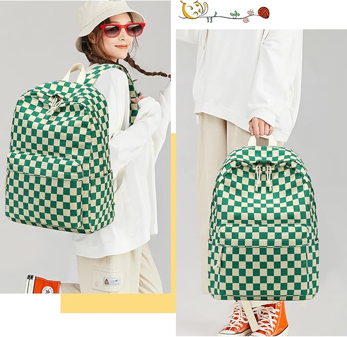 Bluboon School Backpack for Teen Girls Bookbags Elementary High School Corduroy Laptop Bags Women Travel Daypacks