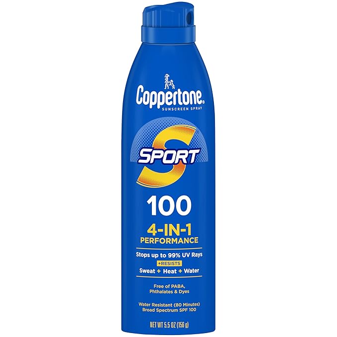 Coppertone SPORT Continuous Sunscreen Spray Broad Spectrum SPF 15 (5.5 Ounce) (Packaging may vary)