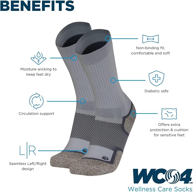 OrthoSleeve Diabetic & Neuropathy Socks (3 Pack)