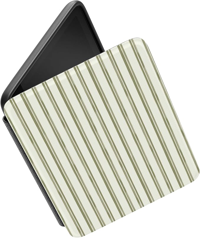 Casely Kindle Case | The Boyfriend Collection | Linen Stripe | Compatible with 7” Kindle Colorsoft and 7” Kindle Paperwhite (12th Gen 2024 Models)
