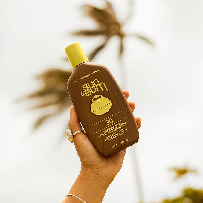Sun Bum Sunscreen Lotion, SPF 30 | Original Scent | Vitamin E | Hawaii Compliant | 8 oz Pack of 2