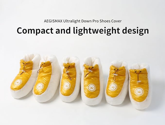10D Ultralight Down Booties 800FP Down Pro Shoes Cover Outdoor Tent Slippers Winter Foot Socks in Sleeping Bag