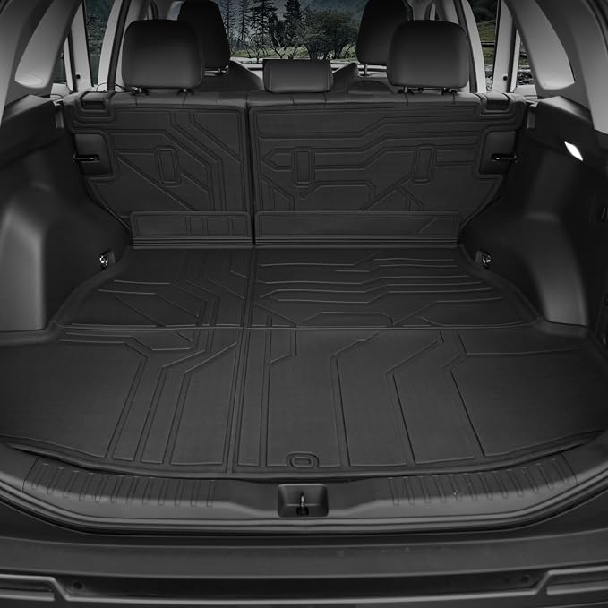 Floor Mats for Toyota RAV4 Hybrid 2026, All Weather Floor Mats Trunk Cargo Liner with Backrest Protectors Accessories, Full Coverage Set (Not for PHEV or Subwoofer Models)