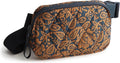 Vera Bradley Women's Featherweight Woodward Small Belt Bag, Lotus Montage Roasted Pecan, One Size
