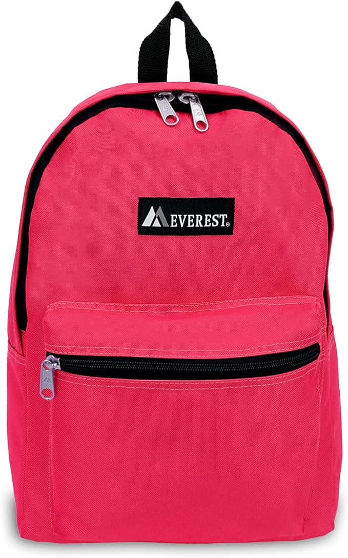 Everest Basic Backpack, Hot Pink, One Size