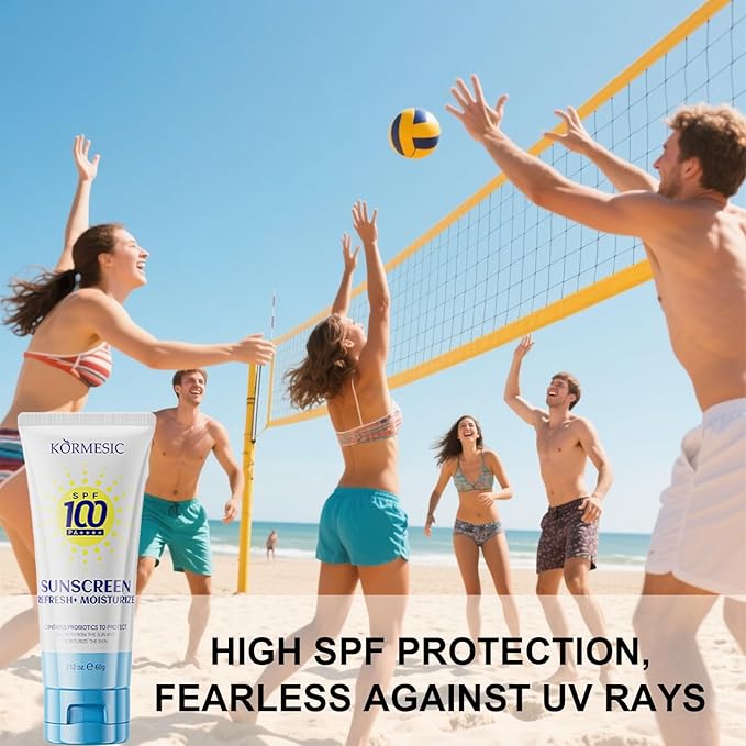 High Protection Sunscreen for Face & Body SPF100+ PA++++ | Broad Spectrum Sunscreen with Centella & Jasmine | Waterproof, Non-Greasy, Hydrating | Perfect for Outdoor, Beach, Travel & Daily Use