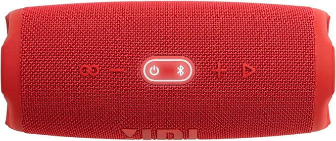 JBL CHARGE 5 - Portable Waterproof (IP67) Bluetooth Speaker with Powerbank USB Charge out, 20 hours playtime, JBL Partyboost (Red)