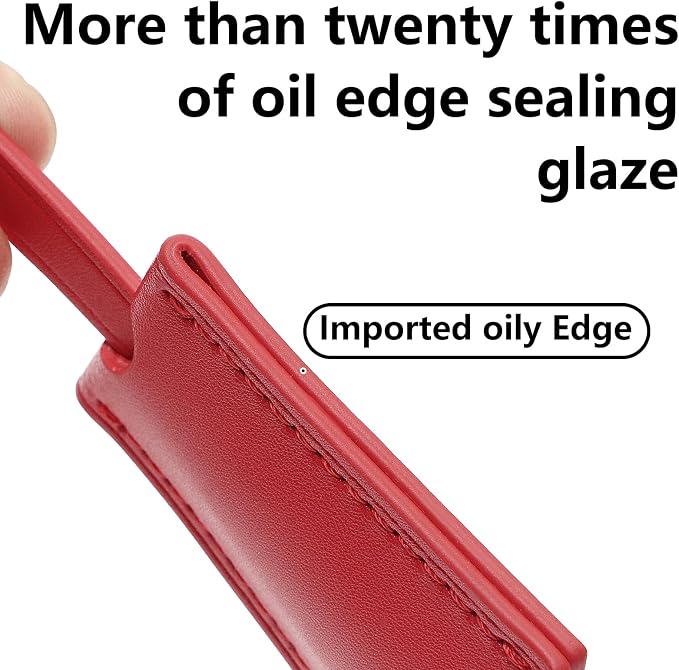 Microfibre Leather Tag for Luggage Bag or Suitcase, Decorative Hang Tag for Speedy 25 30 35 Handbag(Boarding Pass-Red Tag)