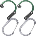 GEAR AID HEROCLIP 360° Swivel Carabiner Gear Clip and Hook (Medium) for Camping, Backpack, Suitcases and Garage Organization