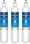Waterdrop Plus WDP-F19C Replacement for GE® RPWFE®, RPWF (with CHIP) NSF 401 Refrigerator Water Filter, Compatible with WSG-4, GFE28GBLTS, GFE28GSKSS, PFE28KMKES, 3 Pack (Packaging May Vary)