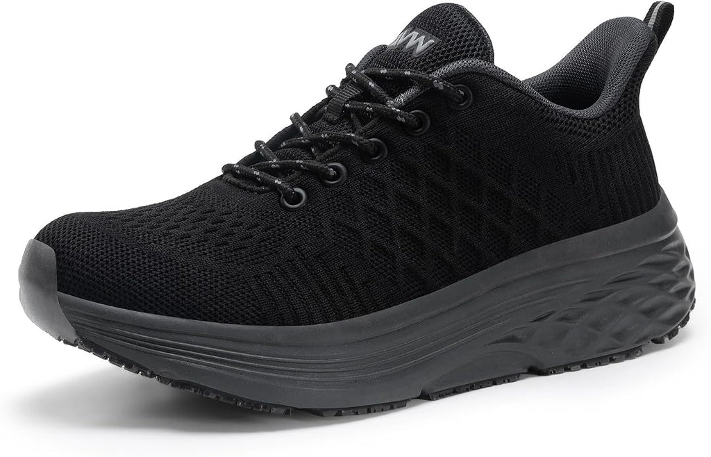 AVW Womens Non Slip Work Shoes Water Resistant Walking Sneakers Food Service Chef Kitchen Shoes