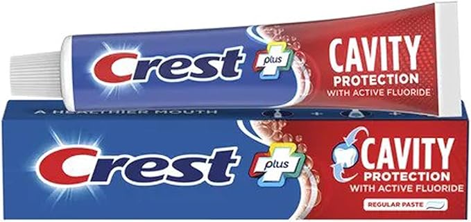 Crest Cavity Protection Regular Toothpaste, Travel Size .85 oz. (24g) - Pack of 6