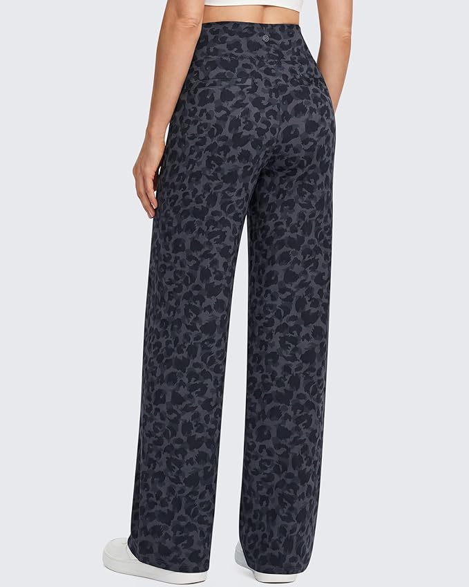 G4Free EverGoing Yoga Pants Women Wide Leg Pants with Pockets High Waist Stretch Dress Casual Sweatpants Petite/Regular/Tall