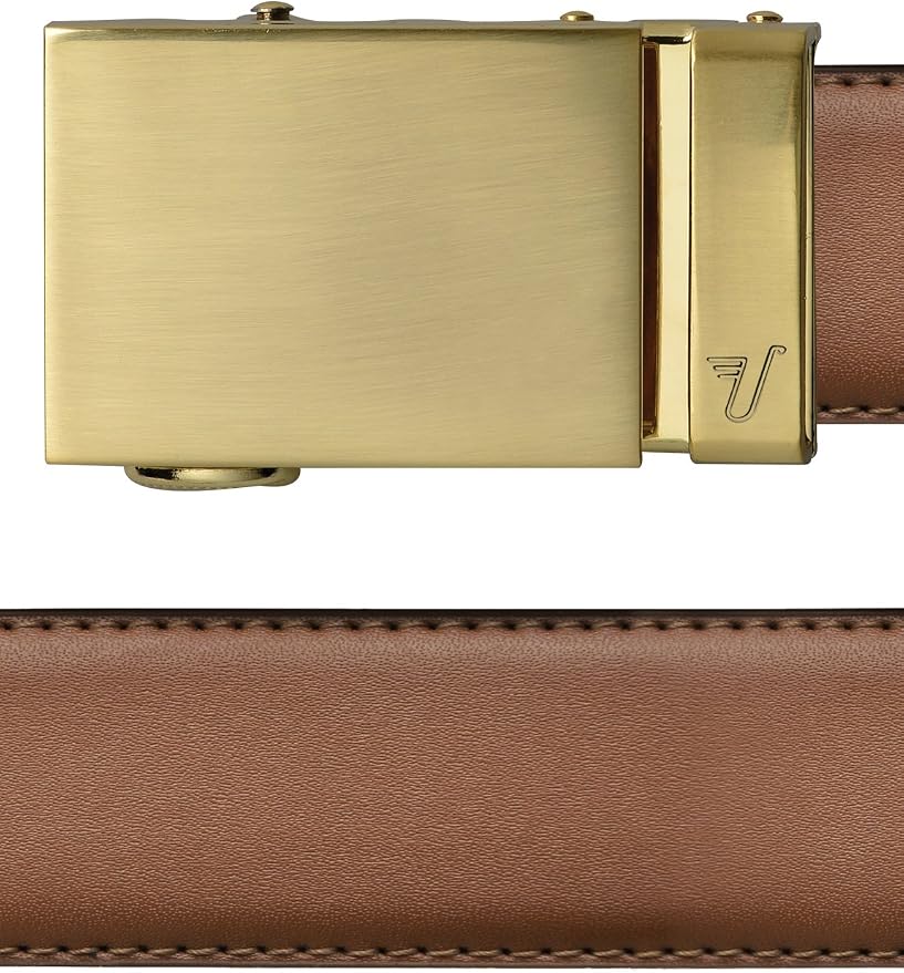 Mission Belt Men's Leather Ratchet Belt, 40mm Metal Collection