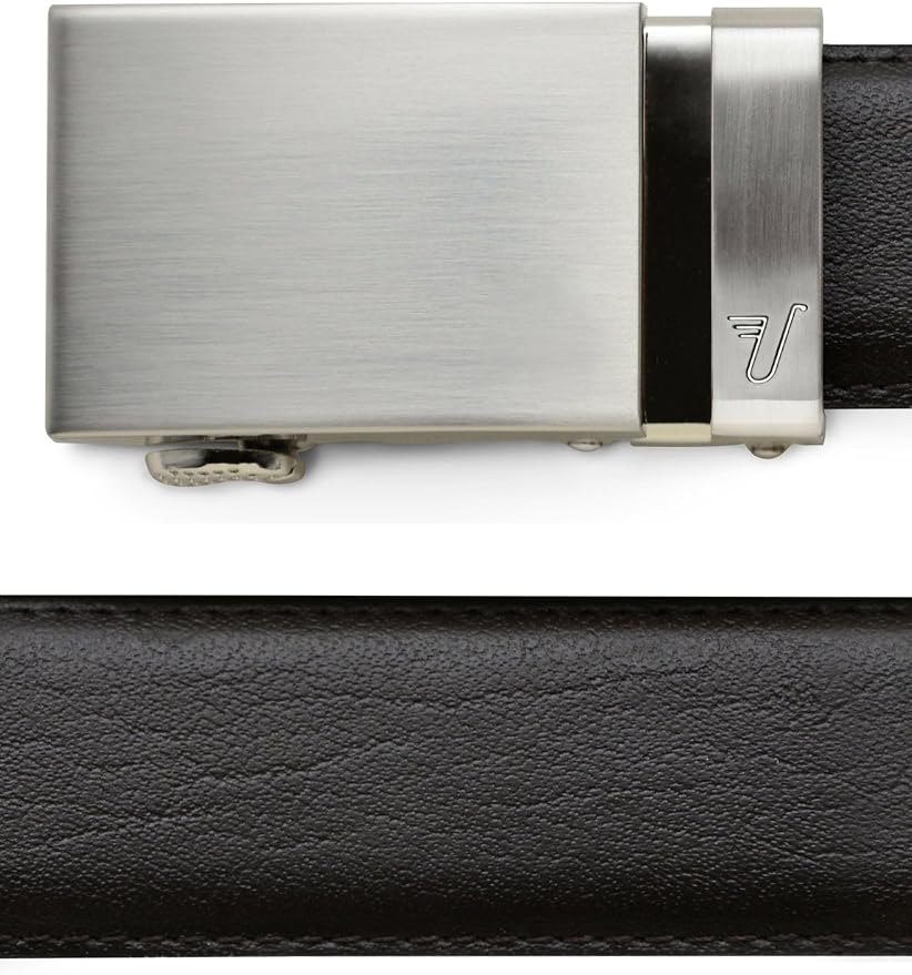 Mission Belt Men's Leather Ratchet Belt, 40mm Metal Collection