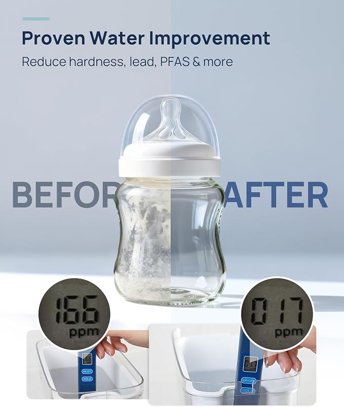 Papablic Official PurifyClean Replacement Water Filter for SafeguardPlus Baby Bottle Washer, No Distilled Water Needed, Tap Water Filtration, 3-Pack
