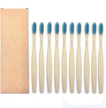 Manual Toothbrush 10PCS Colorful Toothbrush Set Soft Bristle Teeth Whitening Toothbrushes Soft Care Toothbrush(10PCS Blue Color)