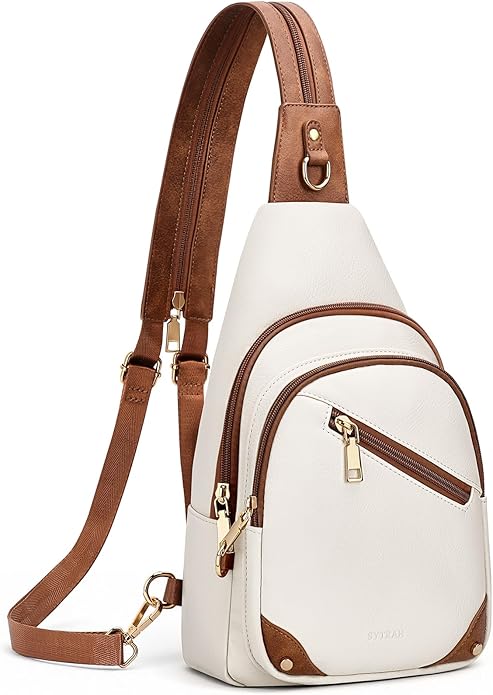 SYTRAH Anti Theft Sling Bag for Women, RFID Crossbody Purses Convertible Sling Backpack, Cross Body Purse Chest Bag
