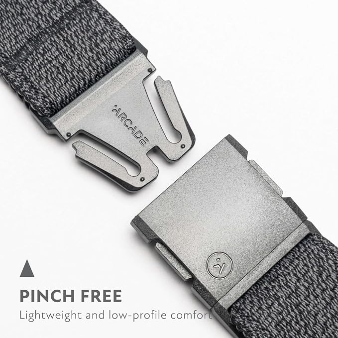 Arcade Belts A2 Unisex Adventure Belt: Heavy Duty Stretch, Metal Free Buckle