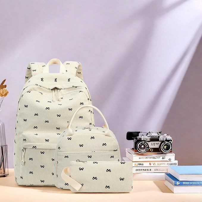 LEDAOU Backpack for Girls School Bag Kids Bookbag Teen Backpack Set Daypack with Lunch Bag and Pencil Case | Kids, Bookbag, Daypack, with Lunch Bag, and Pencil Case