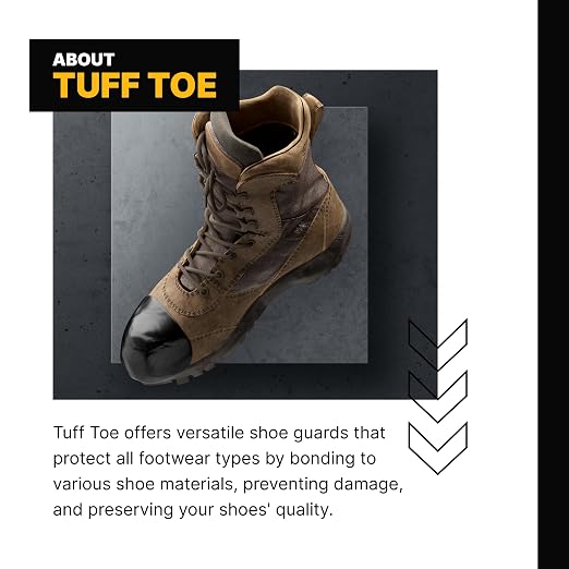 Work Boot Toe Protector & 2 Pack, Liquid Adhesive Shoe Glue for Boot Waterproofing, Protection & Repair - Heavy Duty Waterproof Cover & Shoe Protector for Any Size & Style, 2 Pack Covers 4 Toe Caps