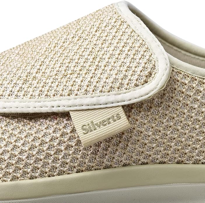 Silverts Women’s Adaptive Clothing Comfort Shoes, Easy Closure Adjustable Wide Fit Footwear for Elderly, Nursing Home