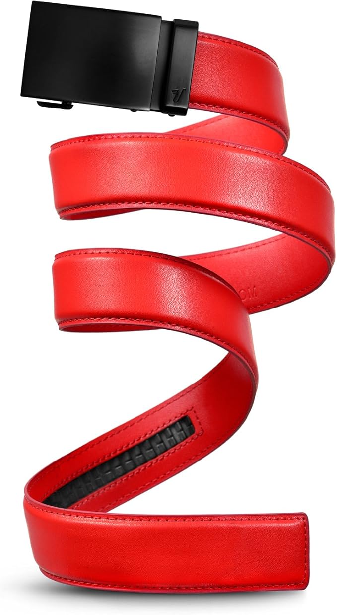 Mission Belt Men's Leather Ratchet Belt, 40mm Metal Collection
