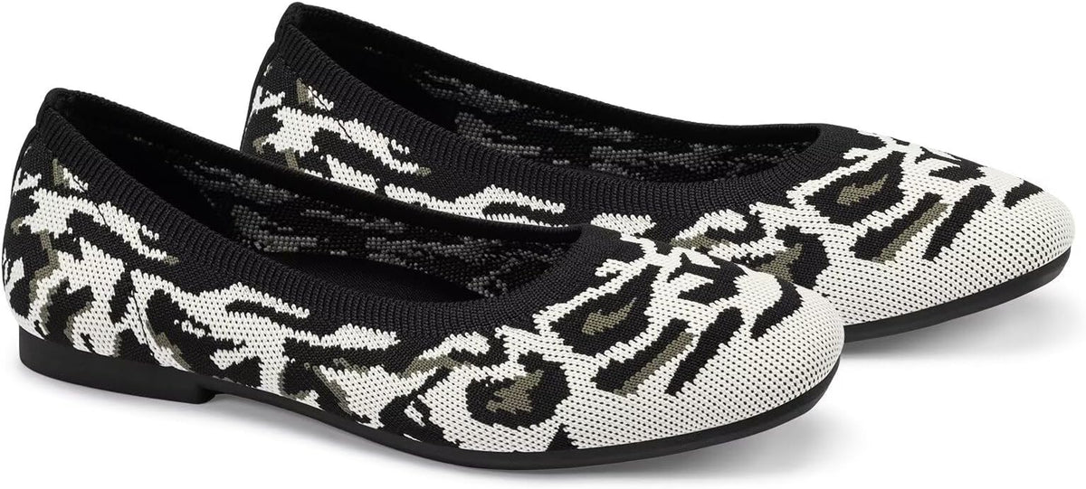 Frank Mully Women's Flats Square Toe Flats Comfortable Slip on Washable Ballet Flats Shoes for Women Dressy Work