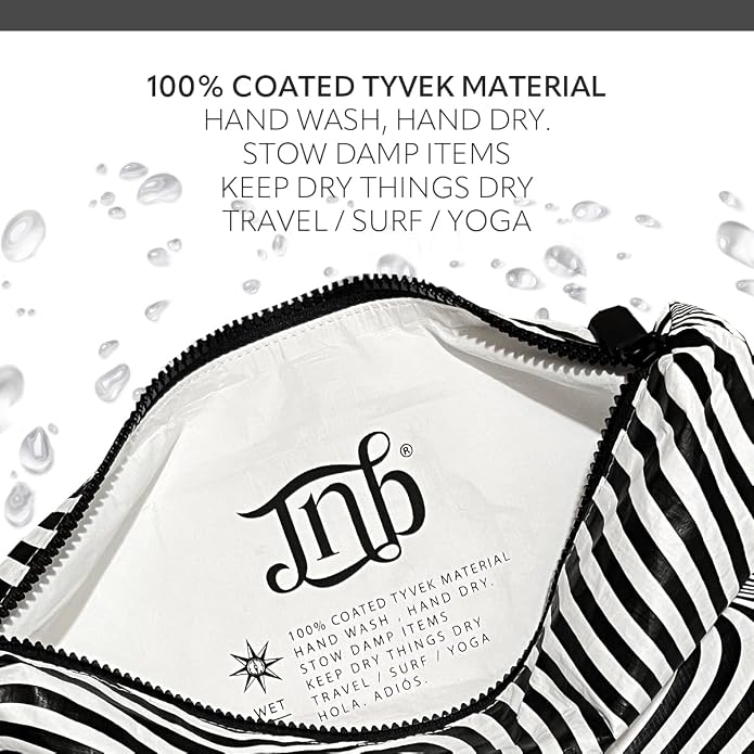 100% Coated Tyvek Material, Beach Pouch, Waterproof Pouch for Beach, Makeup Pouch, Wet Dry Bag,Clutch