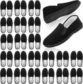Chicingyou Homeless Care Package Supplies Tennis Shoes Bulk for Homeless Men Women Black Cloth Shoes Bulk Size S M L