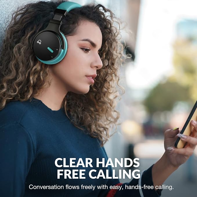 Million Sold Classic E7 Active Noise Cancelling Headphones with Upgraded HD Sound, Wireless Bluetooth Headphones Over The Ear Unequaled Comfort, Vivid Deep Bass, for Home Office Travel Gift-Pair