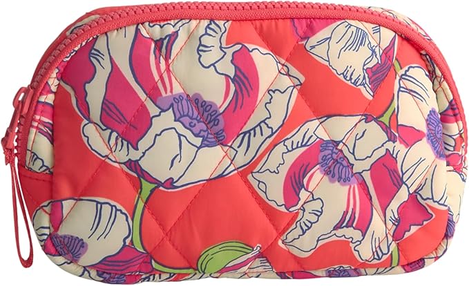 Vera Bradley Women's Featherweight Woodward Small Belt Bag, Swirling Poppies, One Size