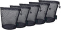 5pcs Durable Drawstring Net Bag Storage Ditty Bag M
