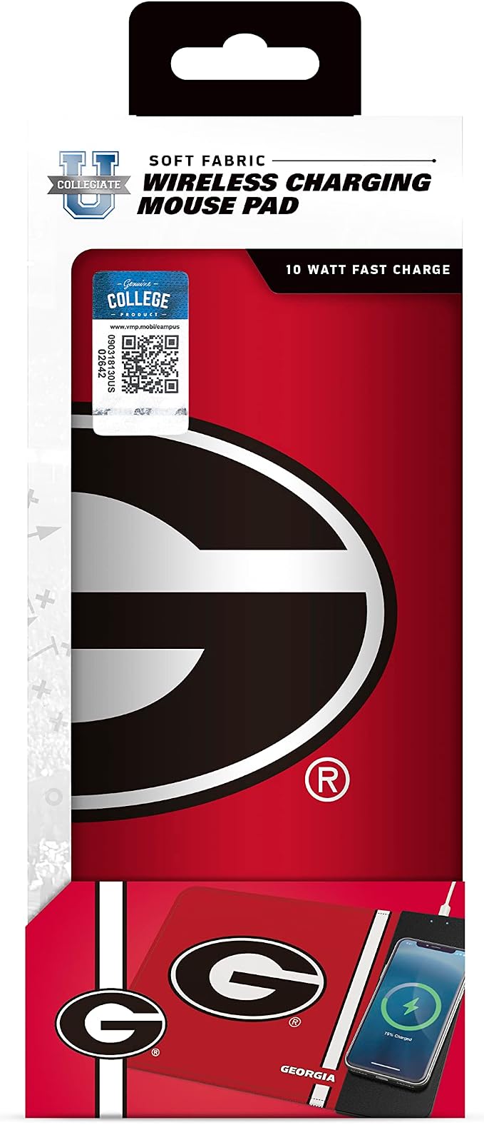 SOAR NCAA Unisex Cell Phone Wireless Charging Mouse Pad