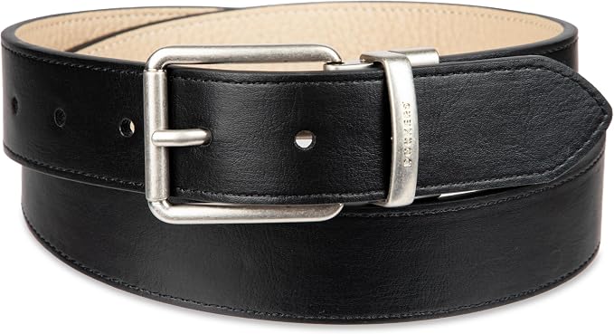 DOCKERS Men's Two-in-one Reversible Rotative Buckle Everyday Casual Dress Belt (Regular and Big & Tall Sizing)