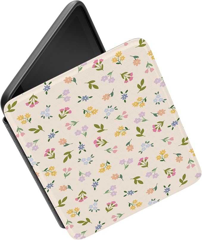 Casely Kindle Case | Ditsy Floral | Tiny Flowers | Compatible with 7” Kindle Colorsoft and 7” Kindle Paperwhite (12th Gen 2024 Models)