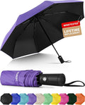 Seniny Windproof Travel Umbrella, Automatic Umbrellas for Rain, Portable & Compact Umbrellas for Backpack, Strong UV for Protection, Folding Small Sun Umbrella for Car, Walking