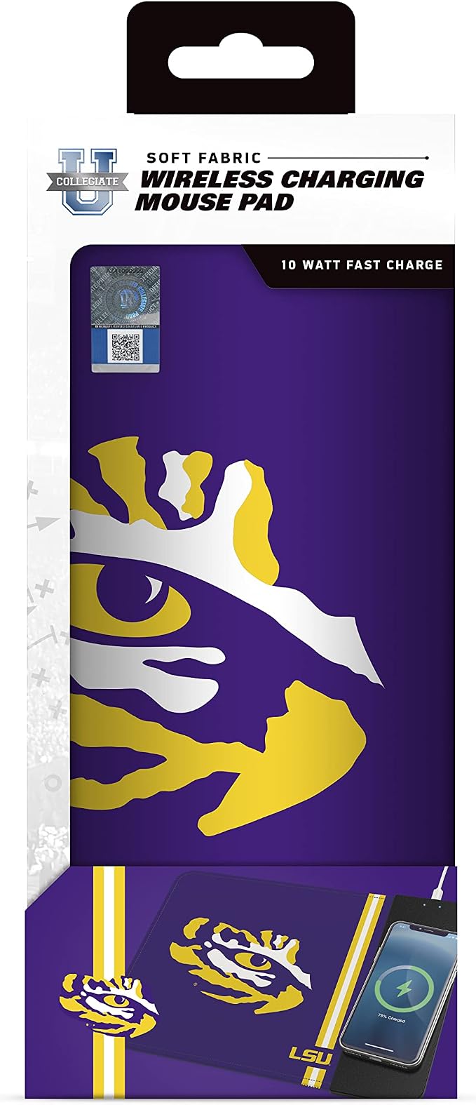 SOAR NCAA Unisex Cell Phone Wireless Charging Mouse Pad