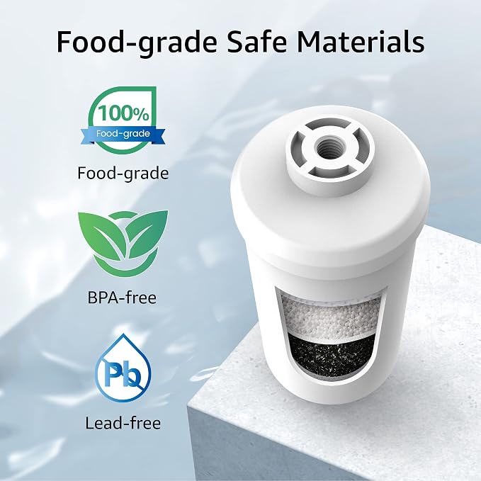 Filterlogic Fluoride Water Filter, Replacement for Berkey® PF-2® Filters, Purewell®, ProOne®, Alexapure®, Waterdrop Gravity King Tank Filter System, NSF/ANSI 372 Certified, 2 Pack