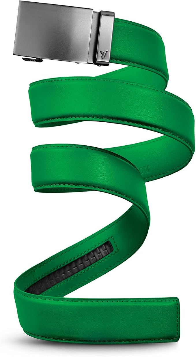 Mission Belt Men's Leather Ratchet Belt, 40mm Metal Collection